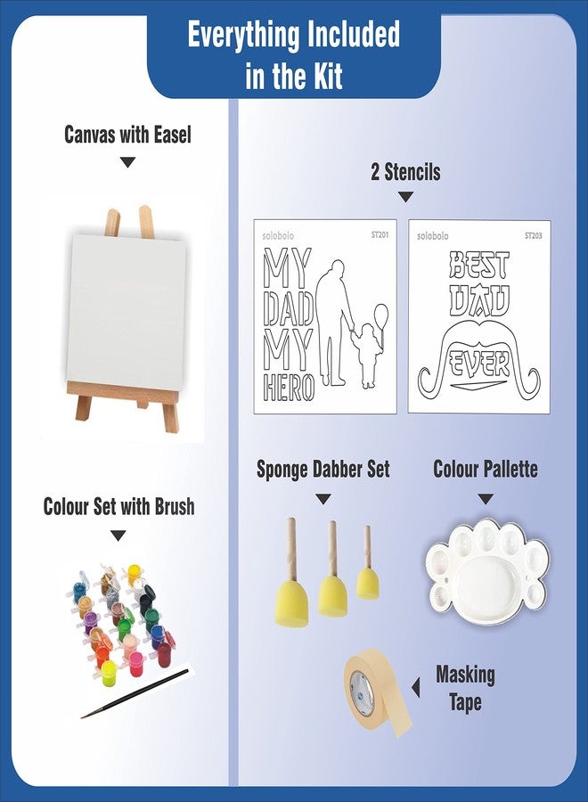 SOLOBOLO Fathers Day DIY Kits for Kids | Fathers Day Gift for Dad from Daughter Son - Image 4
